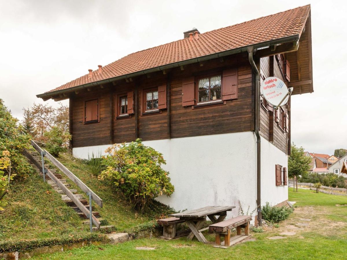 Chalet In Hinterrod Thuringia With Sauna Eisfeld Eksteriør bilde