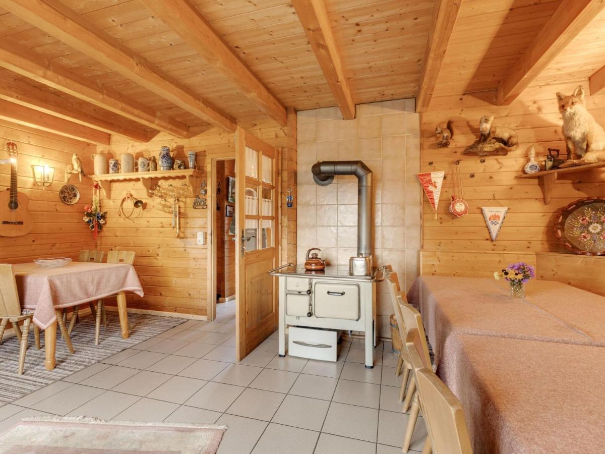 Chalet In Hinterrod Thuringia With Sauna Eisfeld Eksteriør bilde